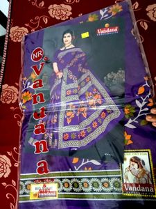 Vandana Purple Saree
