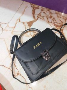 Zara Black Crossbody Bag First Copy