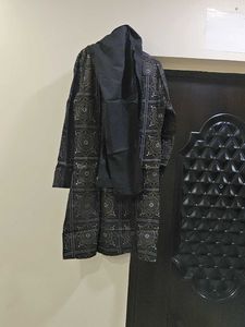 Mens Black Kurta Pyjama