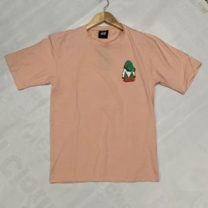 H&M Peach Colour T-Shirt - Chest 36,