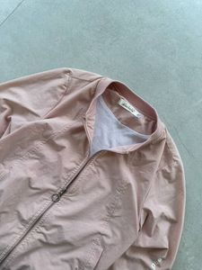 Blush Pink Lightweight Bomber Jacket