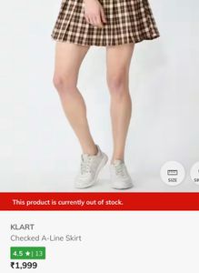 Plaid Mini Skirt