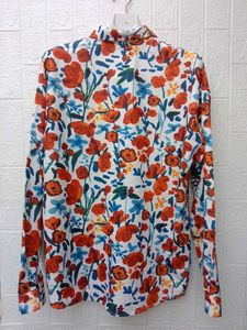 New with tag Pinterest Korean Floral Print Blouse