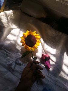 Single Crochet sunflower bouquet