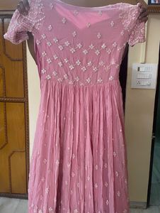 Gown With Corset Pattern And Full Gher