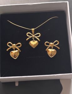 Bow Necklace Set Anti-tarnish