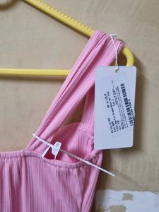 Pink Strapped Maxi Dress