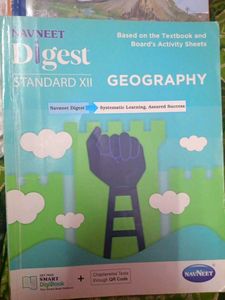 Navneet Digest Std XII Geography and textbook