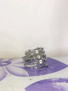 Silver Spiral Statement Ring