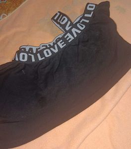 Girls Black Text Print T-shirt &amp; Joggers Set
