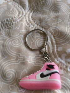 Pink Sneaker Keychain