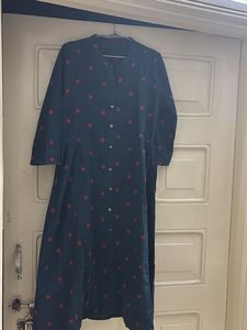 Cotton Blue Kurta
