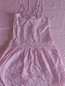 Pink Gingham Sundress