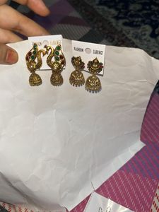 Combo 4 Vintage Jhumka Earrings