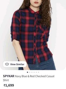 Women Shirt With Attached Top .