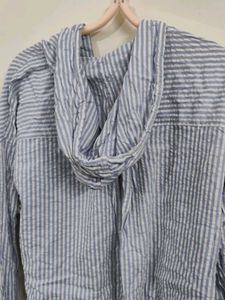 Striped Hoodie Shirt