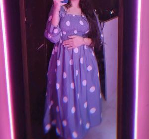 Polka Dot Midi Dress