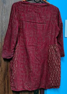MAX Daily wear Short Red Kurta