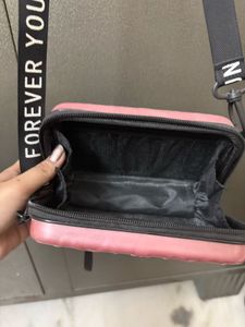 Rose Gold &#34;Forever Young&#34; Crossbody Sling Bag