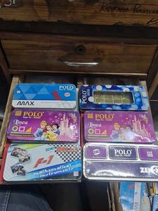 Vintage Polo Pencil Cases 6 Pcs Lot