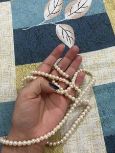 White Small Pearls Necklace