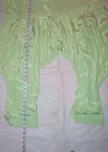 Creap Silk Green Suit+Dupatta