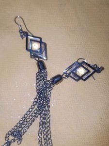 Geometric Dangle Earrings