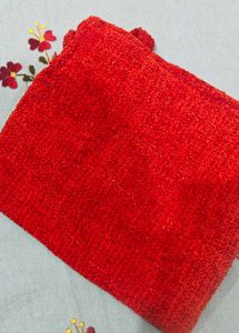 Red Fringe Crossbody Bag from Pushkar