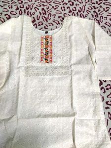 White Chickenkari 3 Piece Suit