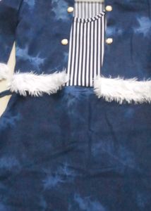 Blue Denim Dress with Jacket