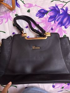 Exotic Black Handbag - Like New!