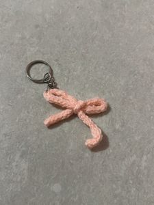 Cute Bow crochet Keychain