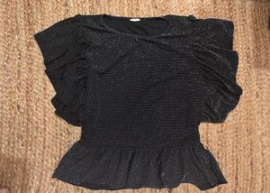 Sparkly Ruffle Top