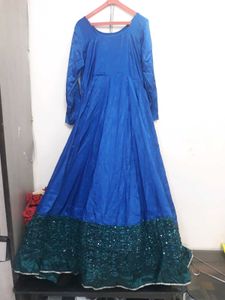 Peacock Theme Gown...