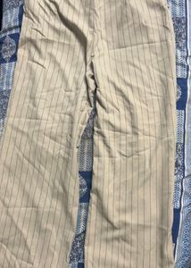 Striped Beige Trousers