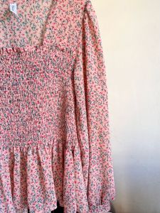 🧨SUMMER FLORAL Smocked Peplum Top-ONLY 130
