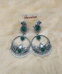 Elephant Charm Drop Earrings