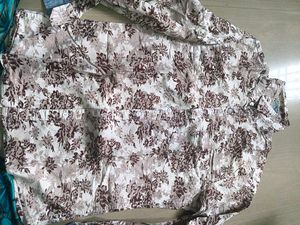 Floral Print Long Sleeve Shirt