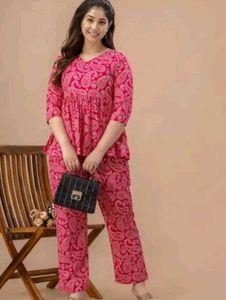 Co Ord Sets Pink colour