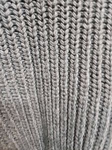 Cozy Gray Knit Turtleneck