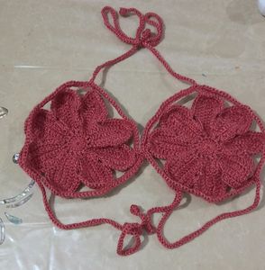Flower  Bikini  Top