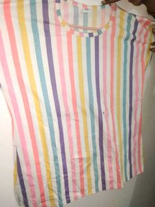 Diva Striped Tee - 3XL