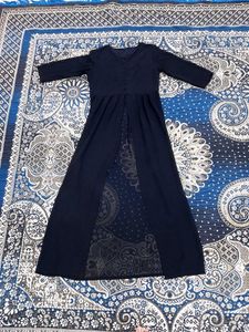 Elegant  Black Colour Maxi Dress