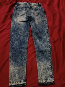 Acid Wash Denim Jeans