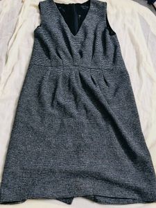 Striped V-Neck Dress
