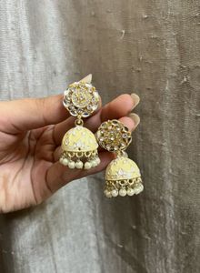 Yellow Beads Jumkas