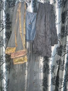 Net Fashionable Suit Full Set