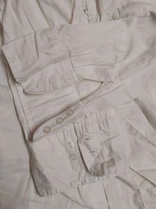 White Wrap Top with Tie