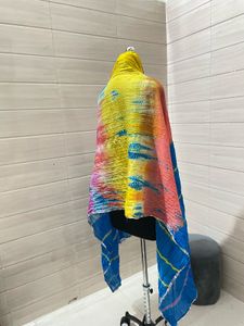 Multicolour Bandhej Dupatta