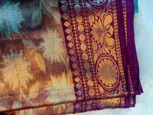 Elegant Floral Saree